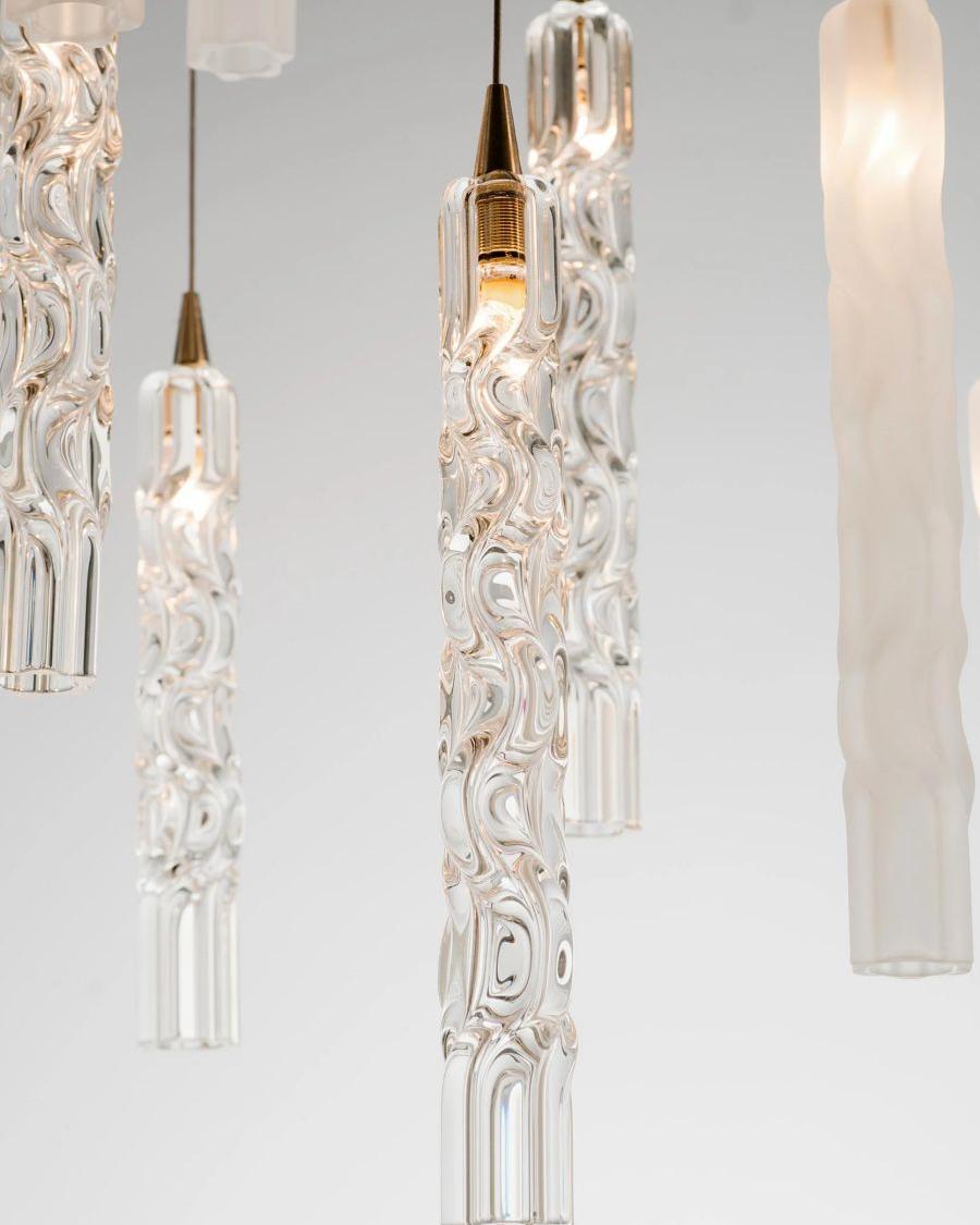 Wind Square Chandelier-Chandelier-Manorlights