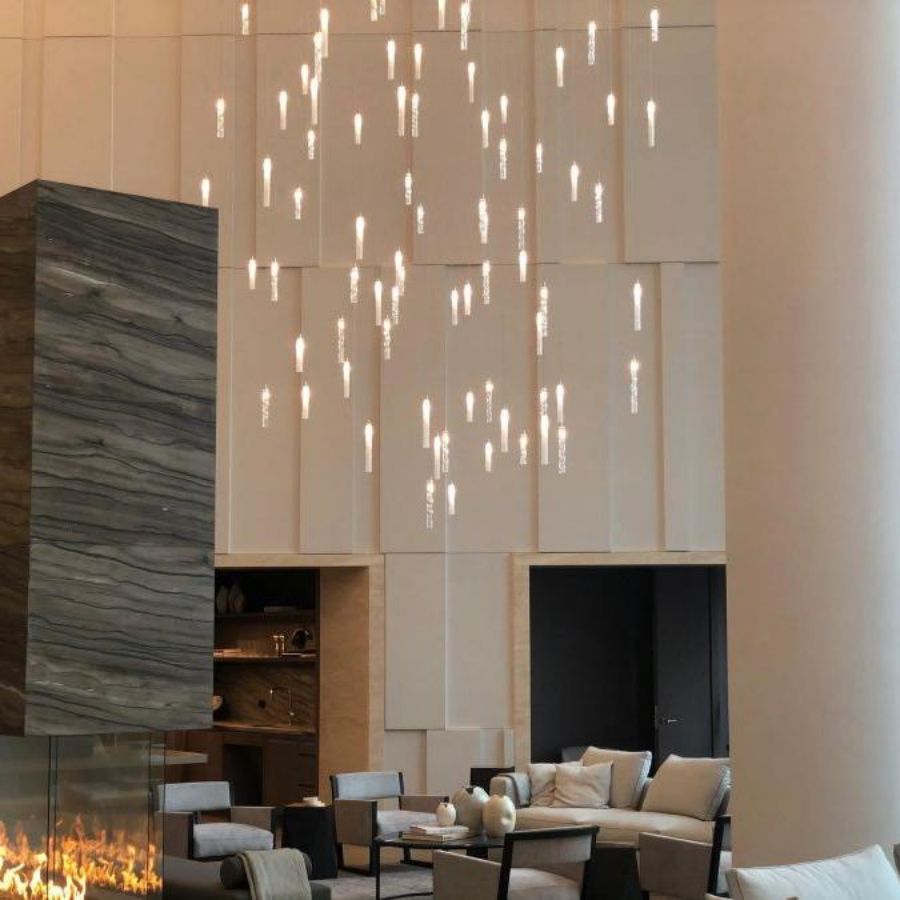 Wind Small Round Chandelier-Chandelier-Manorlights