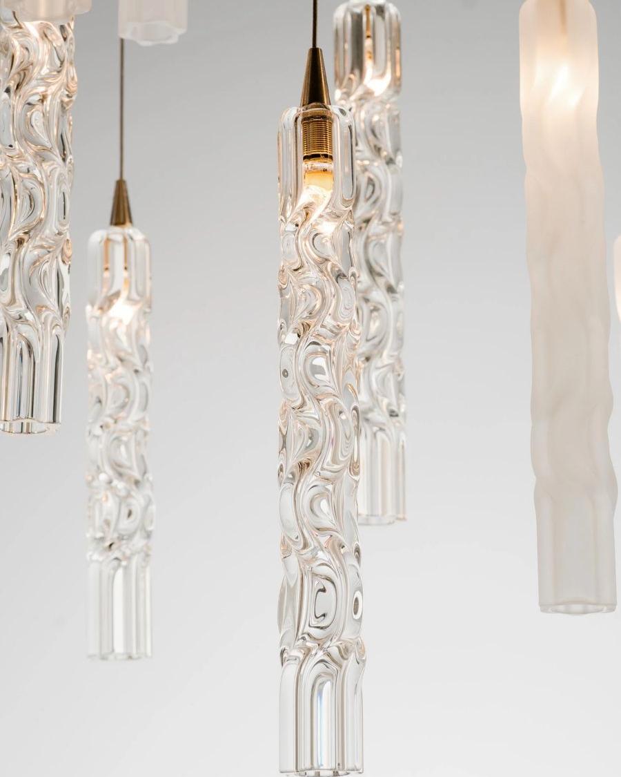 Wind Small Round Chandelier-Chandelier-Manorlights