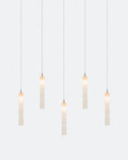 Wind Small Rectangle Chandelier-Chandelier-Manorlights