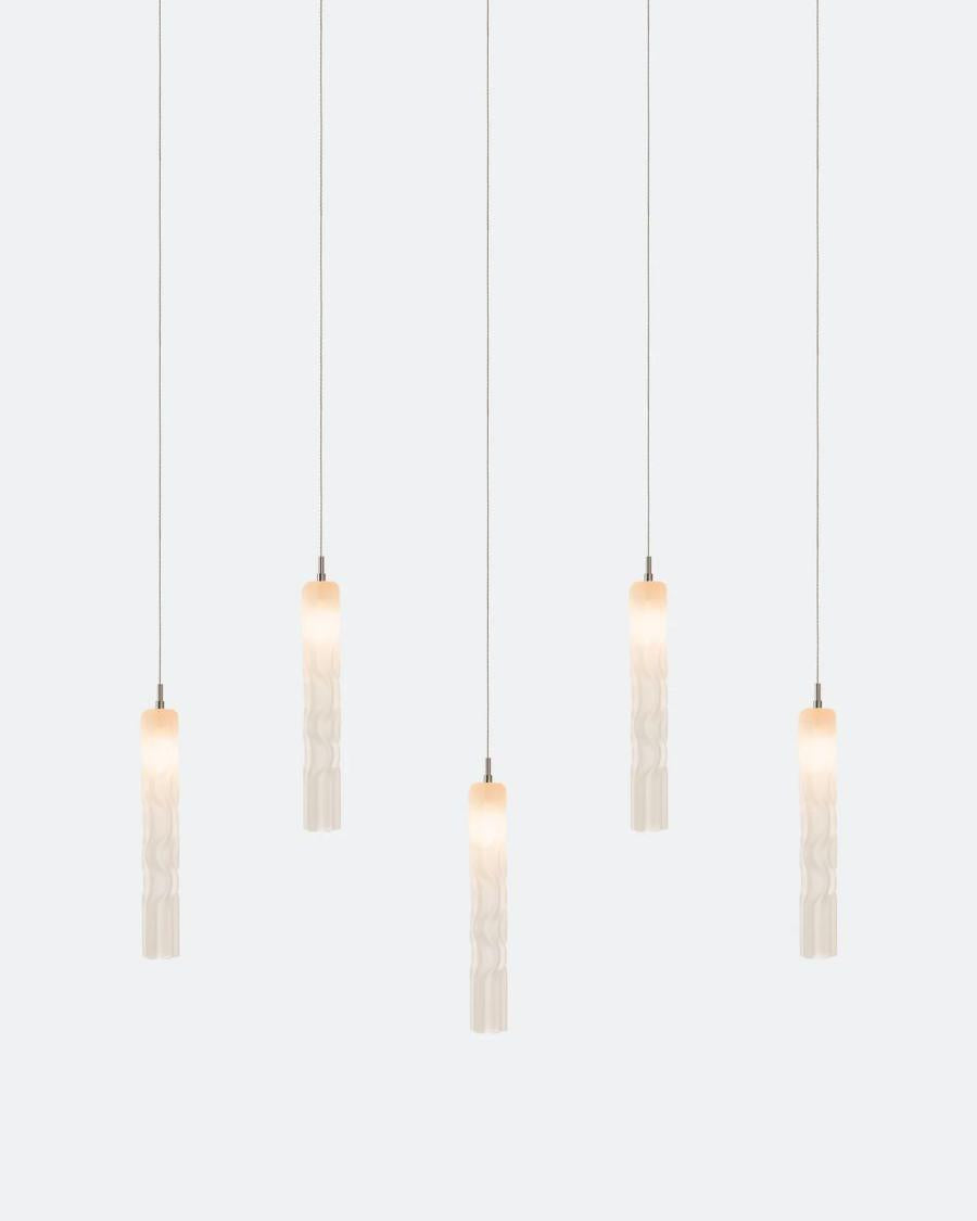 Wind Small Rectangle Chandelier-Chandelier-Manorlights