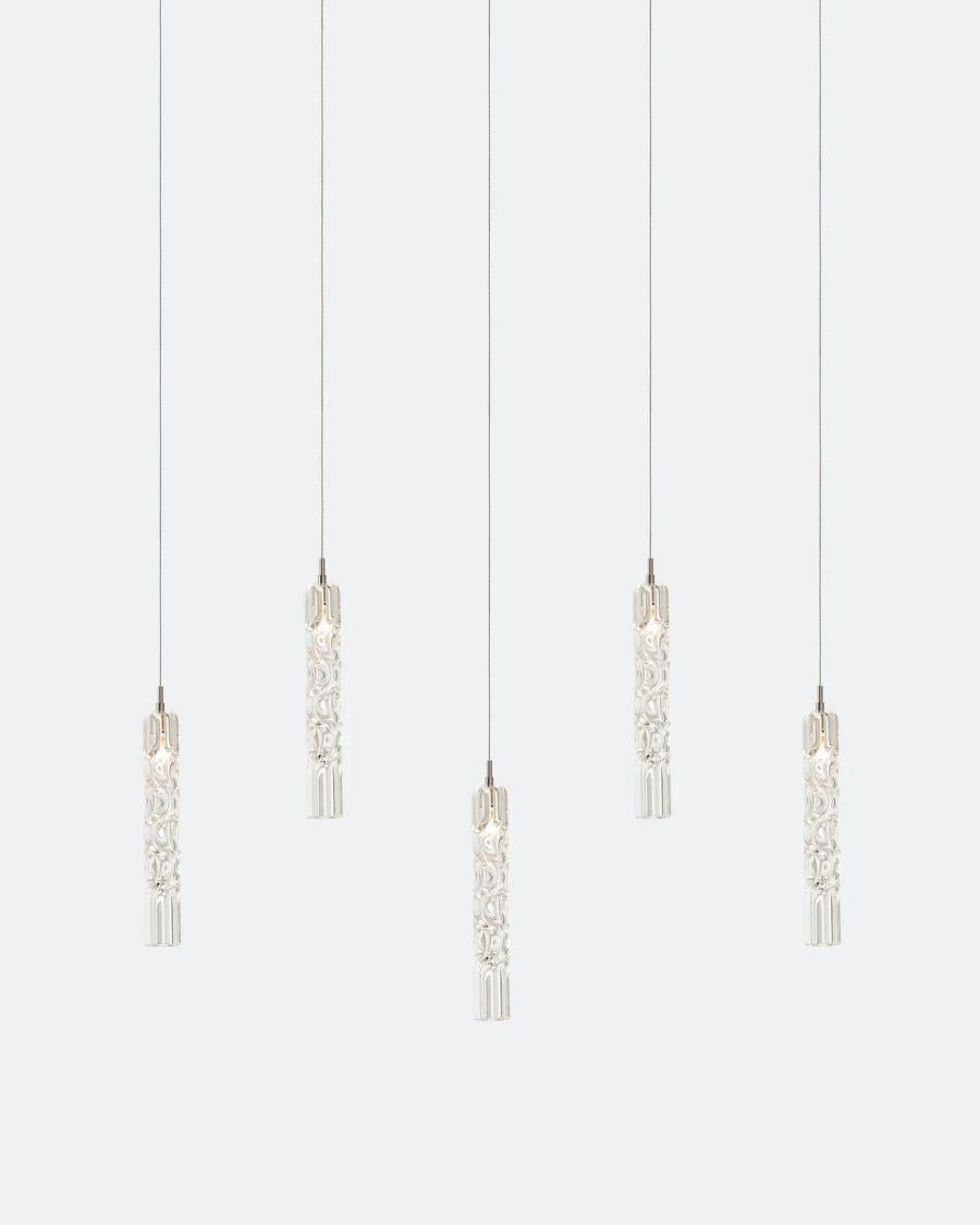 Wind Small Rectangle Chandelier-Chandelier-Manorlights