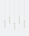 Wind Small Rectangle Chandelier-Chandelier-Manorlights