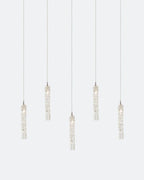 Wind Small Rectangle Chandelier-Chandelier-Manorlights