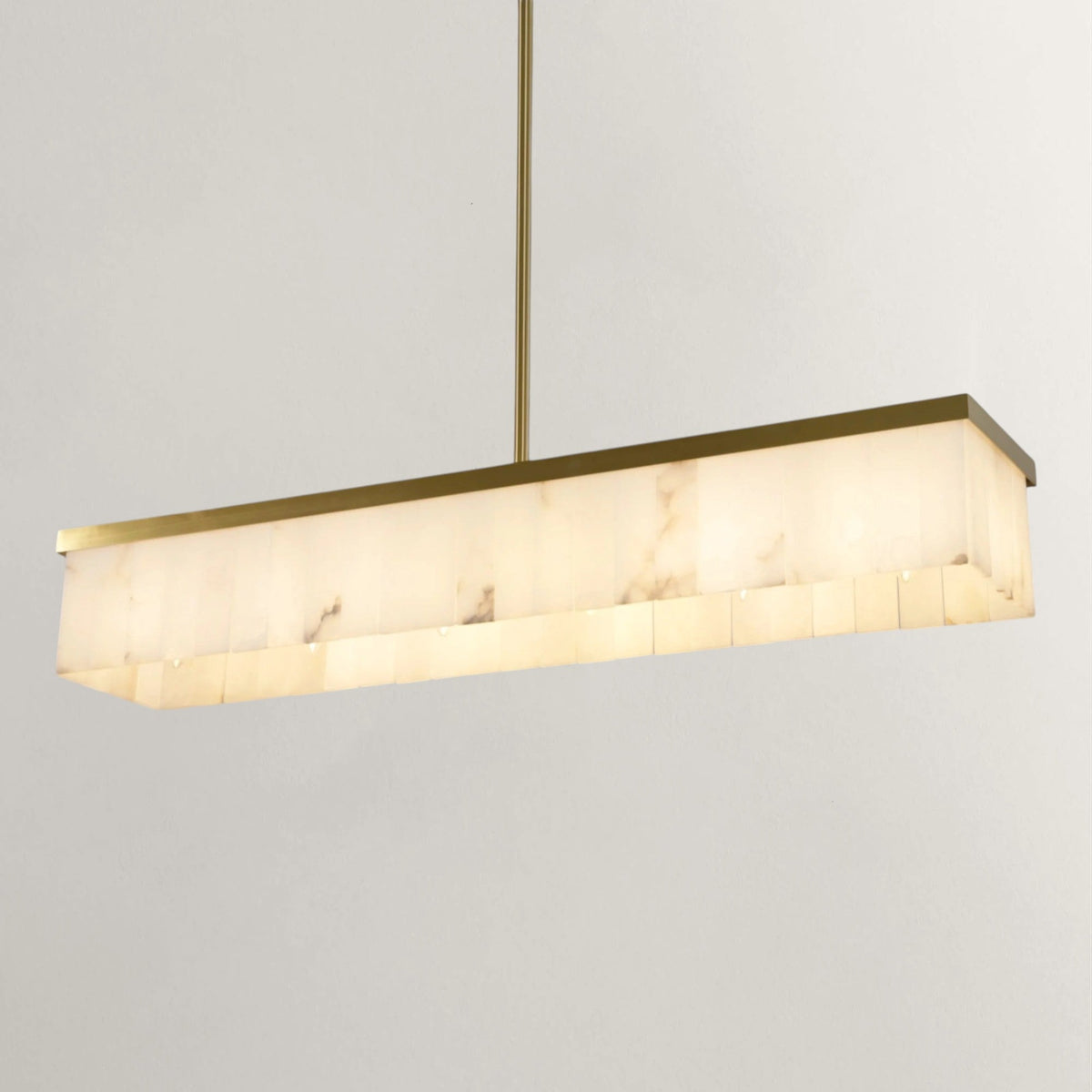 Wondham Alabaster Linear Chandelier