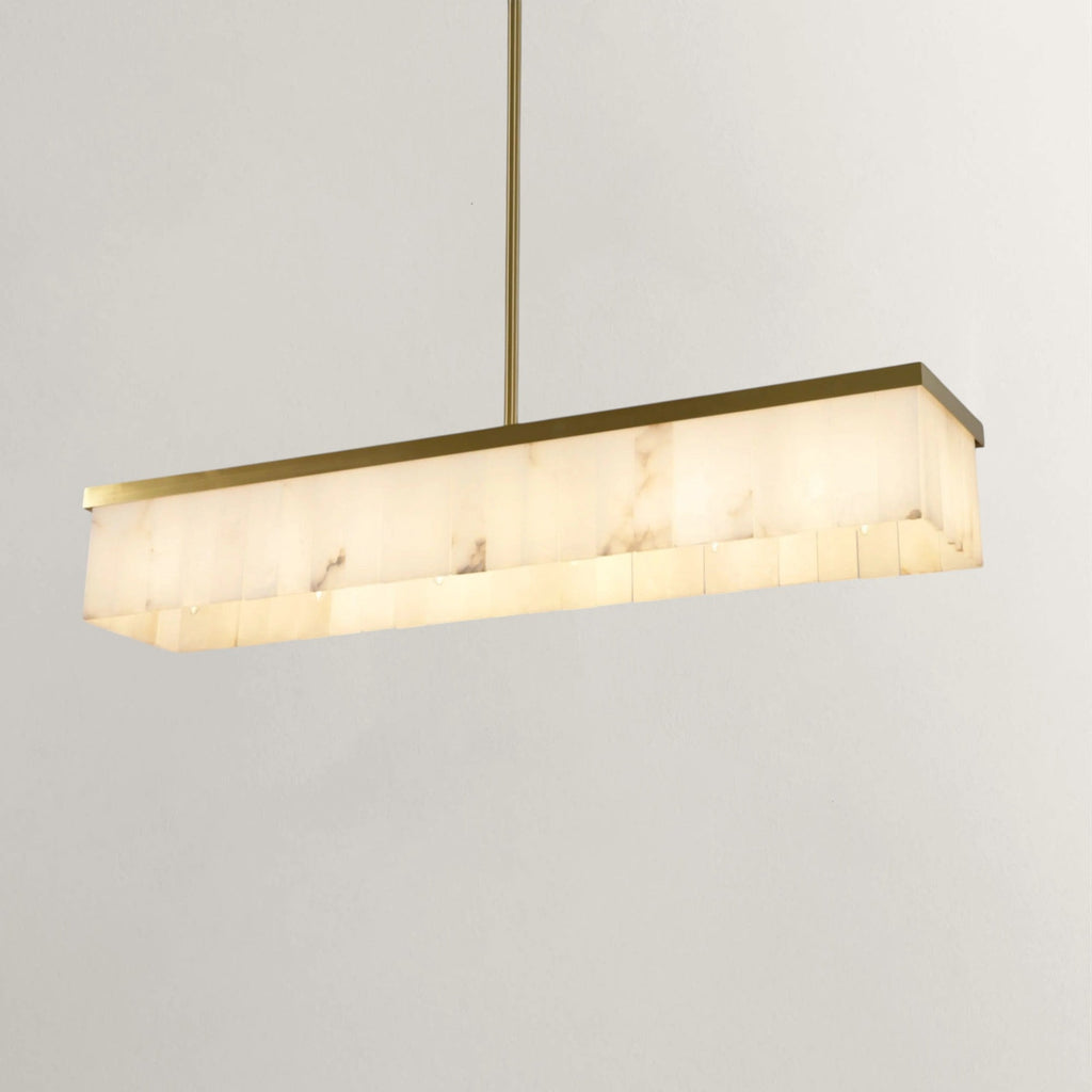 Wondham Alabaster Linear Chandelier