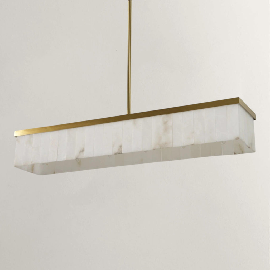 Wondham Alabaster Linear Chandelier