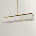 Wondham Alabaster Linear Chandelier
