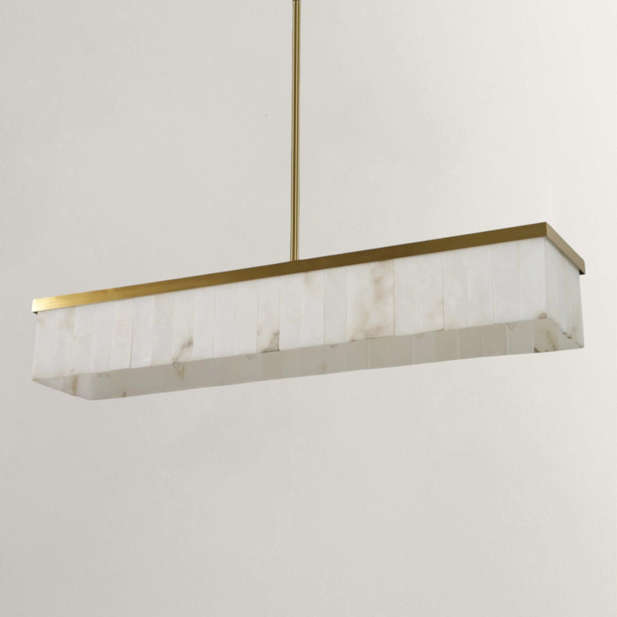 Wondham Alabaster Linear Chandelier