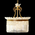 16-28 Inch Multiple Size Baccarat Inspired Copper and Crystal Chandelier Lighting-铜灯-Manorlights