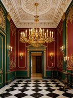 47X43 Inch Baroque Style Antique French Palace Copper Chandelier-大吊灯-Manorlights