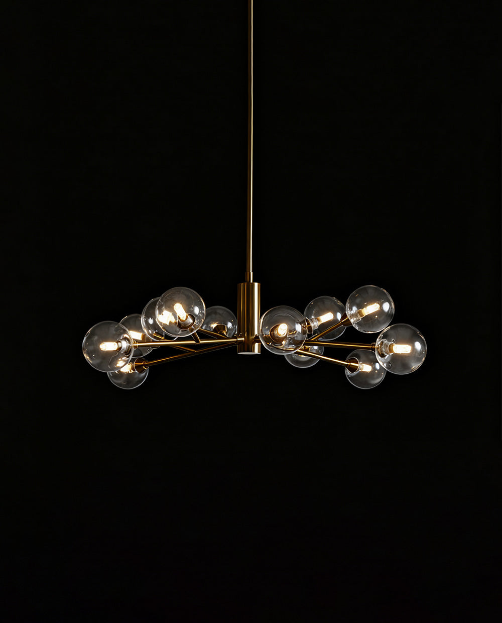 Apollo 47” Round 15 Heads Glass Chandelier XS2024-33/15-现代灯-Manorlights