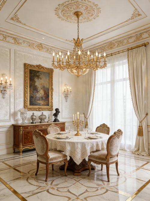 47X31 Inch 20 Lights French Empire Style Brass and Crystal Chandelier Light-铜灯-Manorlights