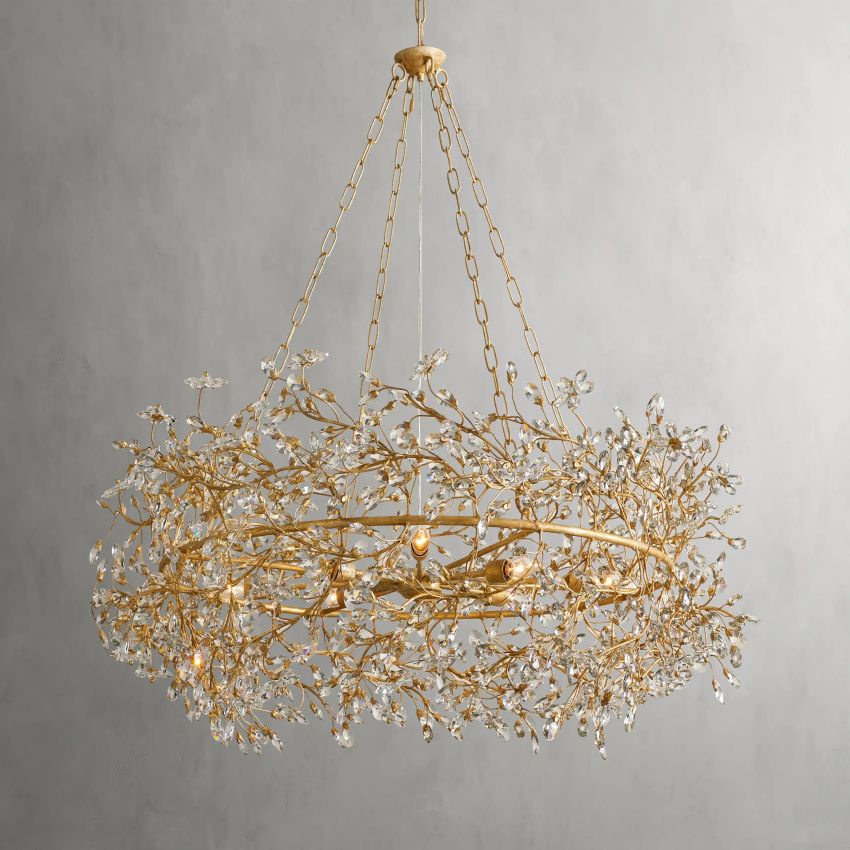 Fiore Crown Chandelier-Chandelier-Manorlights