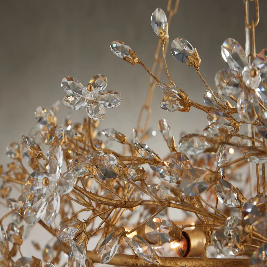 Fiore Crown Chandelier-Chandelier-Manorlights