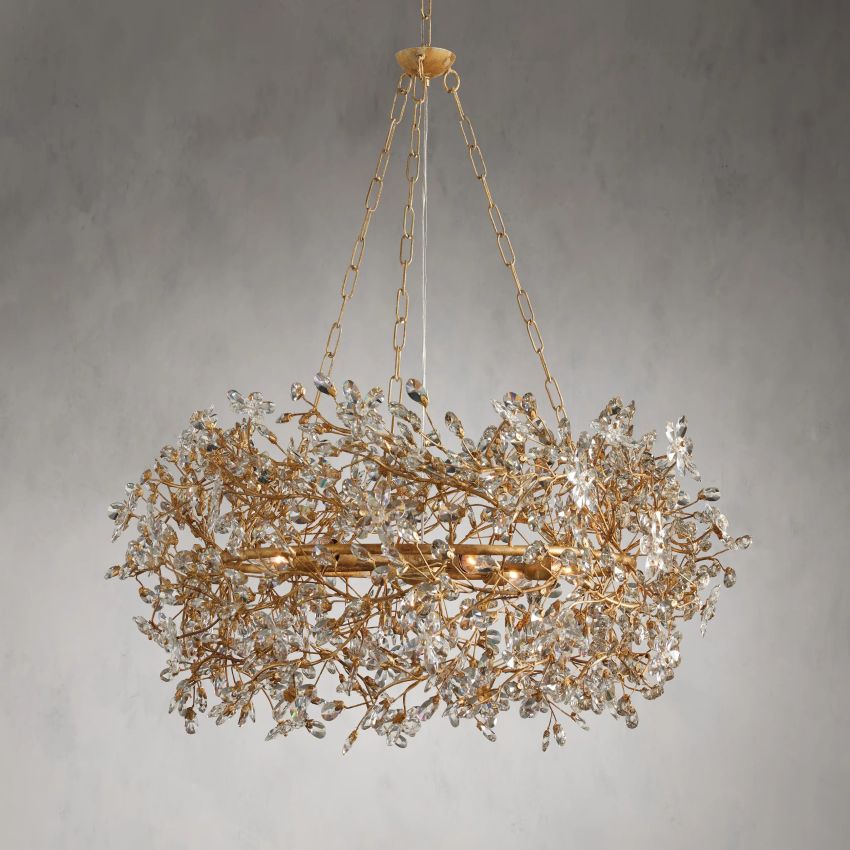 Fiore Crown Chandelier-Chandelier-Manorlights