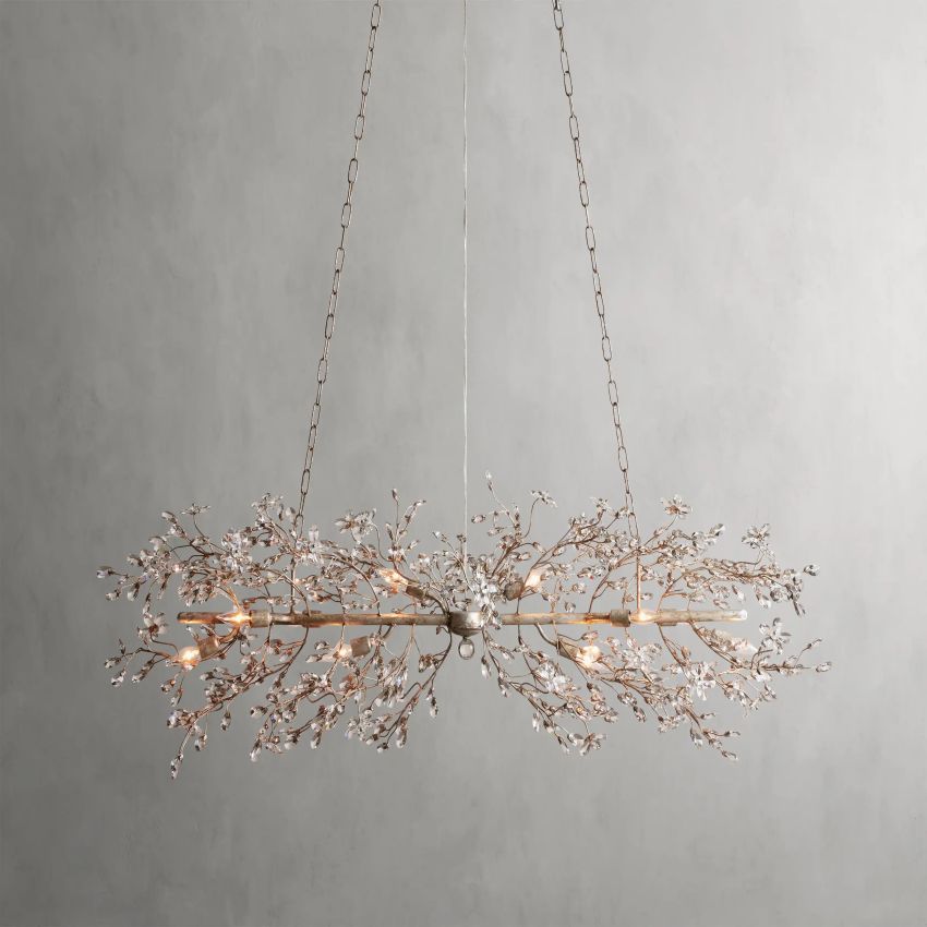 Fiore Linear Chandelier-Chandelier-Manorlights