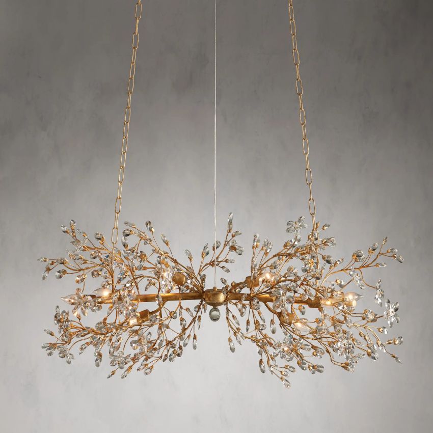 Fiore Linear Chandelier-Chandelier-Manorlights