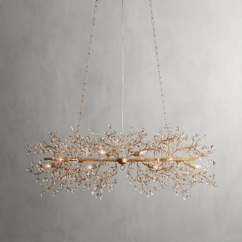Fiore Linear Chandelier-Chandelier-Manorlights