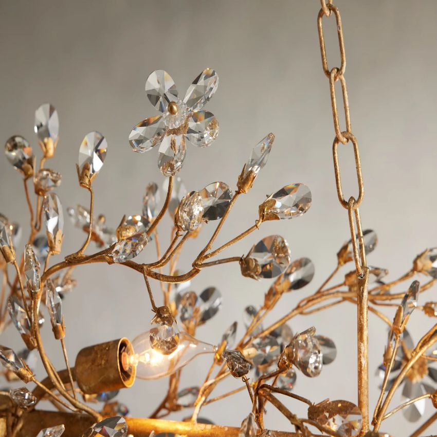 Fiore Linear Chandelier-Chandelier-Manorlights