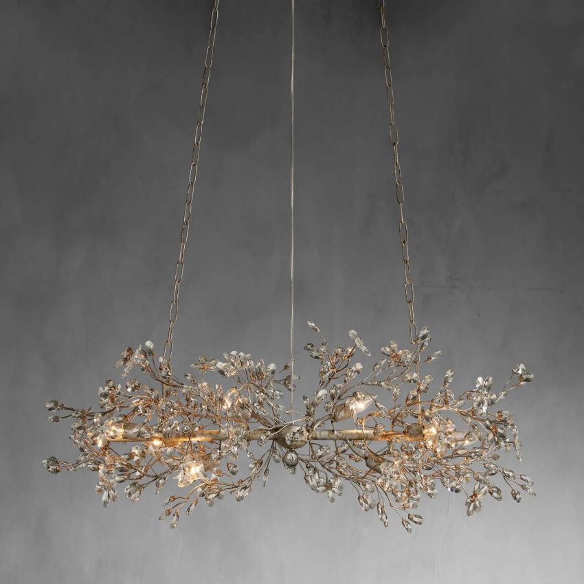 Fiore Linear Chandelier-Chandelier-Manorlights