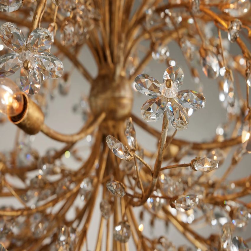 Fiore Round Chandelier-Chandelier-Manorlights