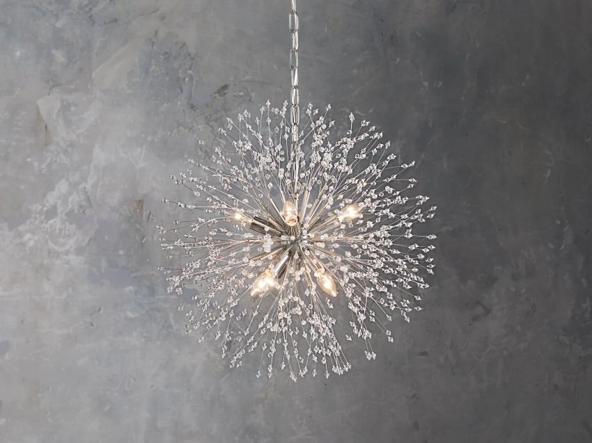 Dandelion Round Chandelier-Chandelier-Manorlights