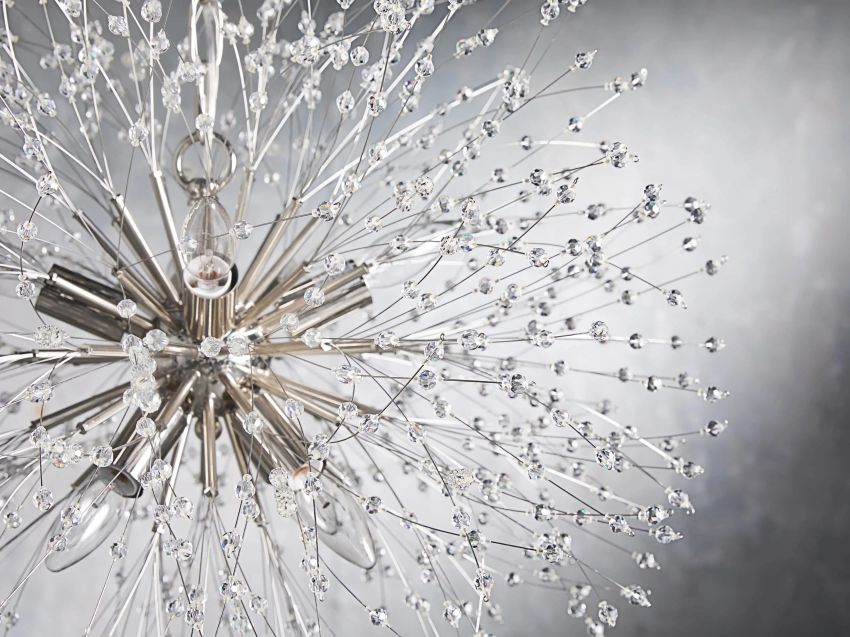 Dandelion Round Chandelier-Chandelier-Manorlights