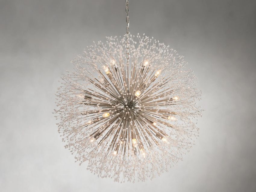 Dandelion Round Chandelier-Chandelier-Manorlights