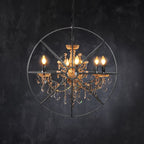 Zoraida Crystal Ball Chandelier-Chandelier-Manorlights