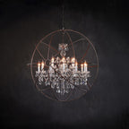 Zoraida Crystal Ball Chandelier-Chandelier-Manorlights