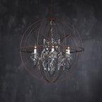 Zoraida Crystal Ball Chandelier-Chandelier-Manorlights
