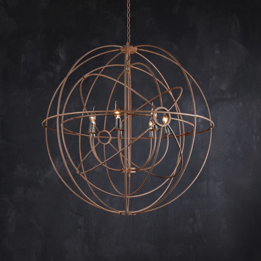 Zoraida Crystal Ball Chandelier-Chandelier-Manorlights