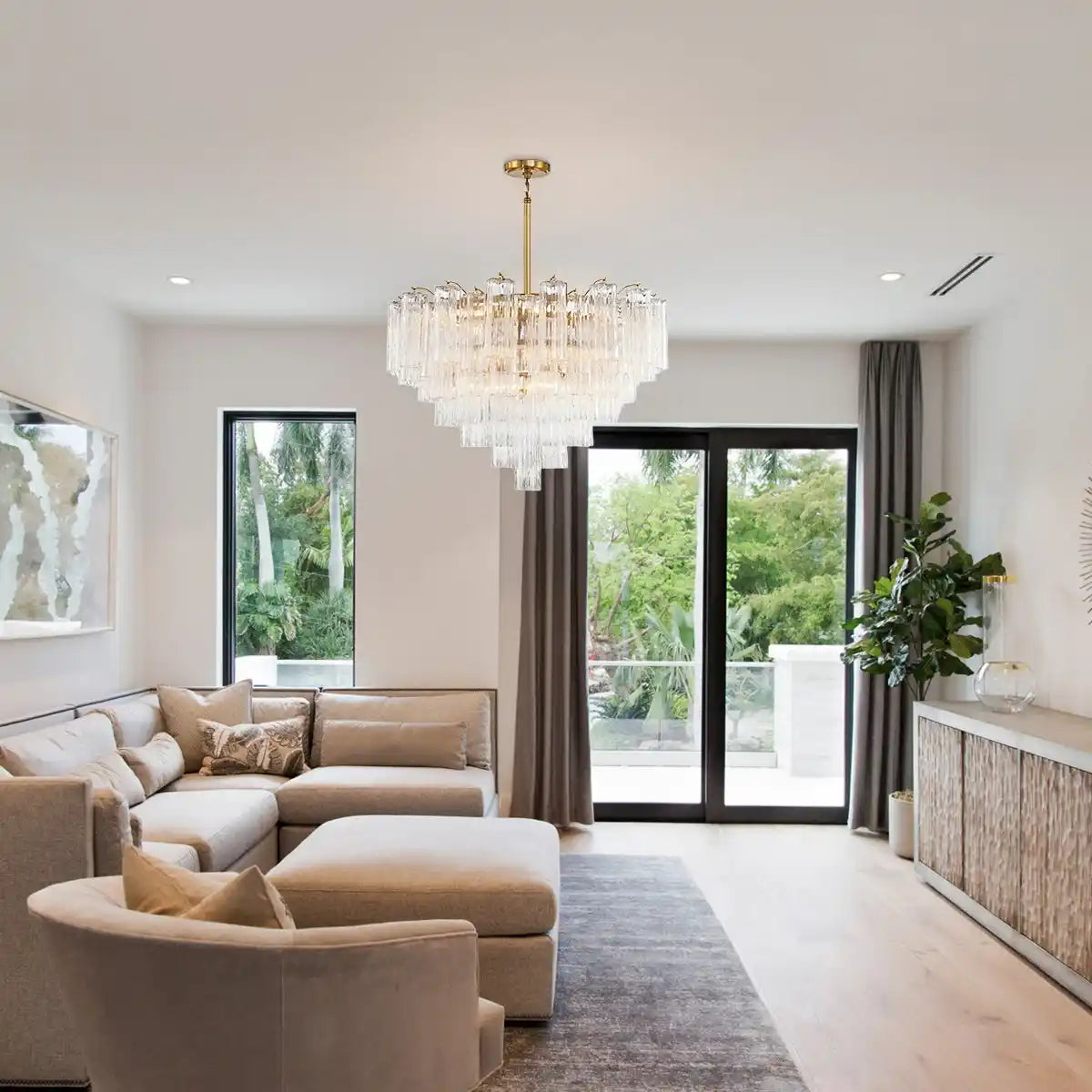 Addas Chandelier 17.8" 19.8" 22" 26.8" 32''D-Manorlights