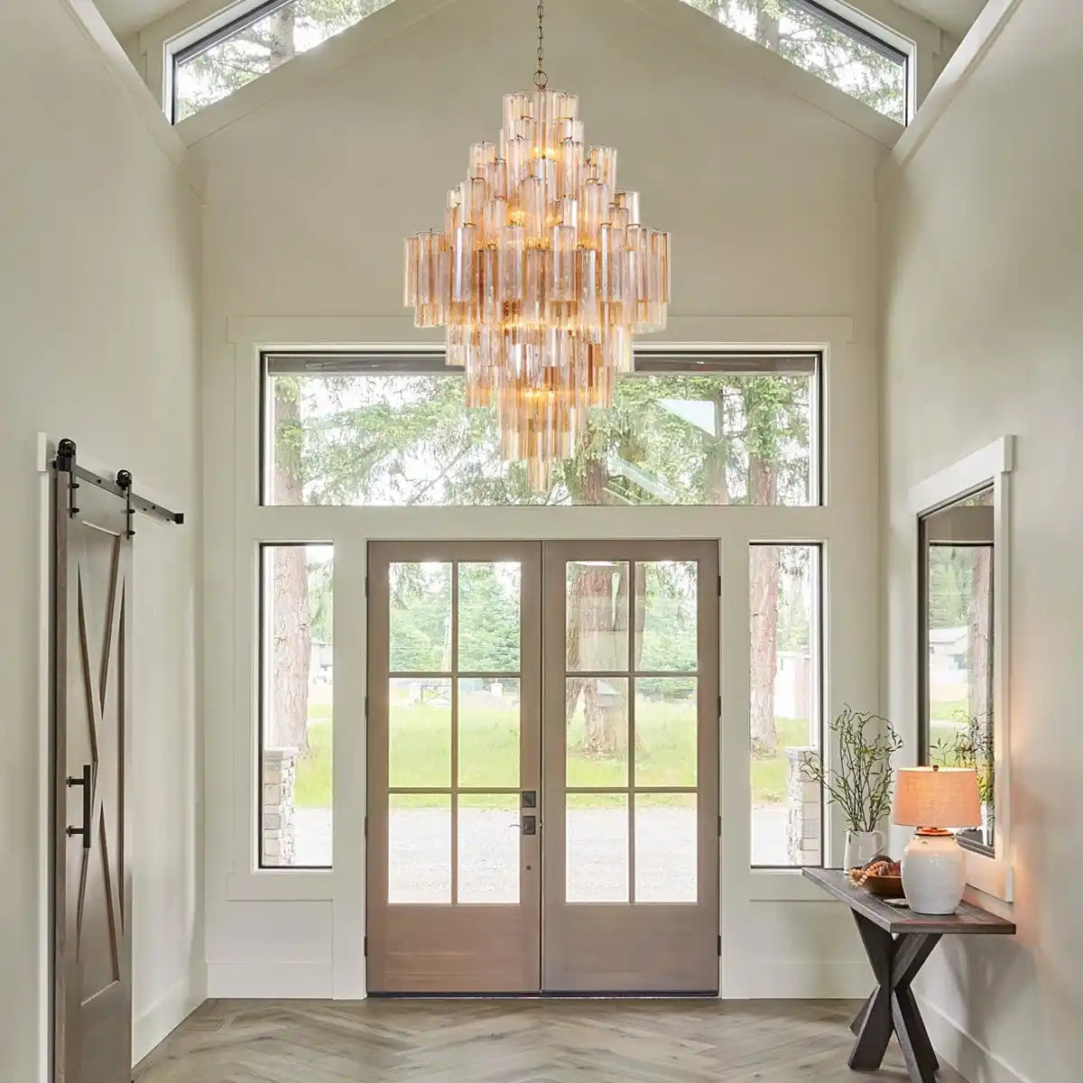Addas Diamond Chandelier 49''H-Manorlights