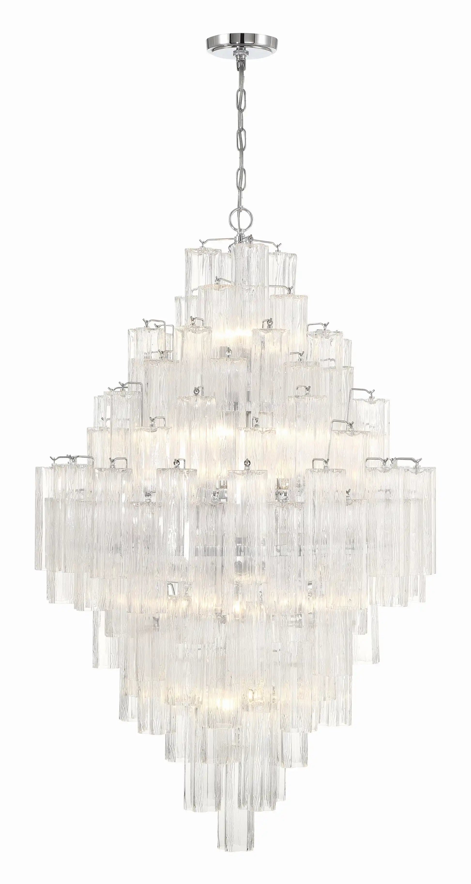 Addas Diamond Chandelier 49''H-Manorlights