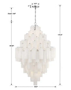 Addas Diamond Chandelier 49''H-Manorlights