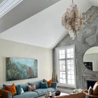Addas Diamond Chandelier 49''H-Manorlights