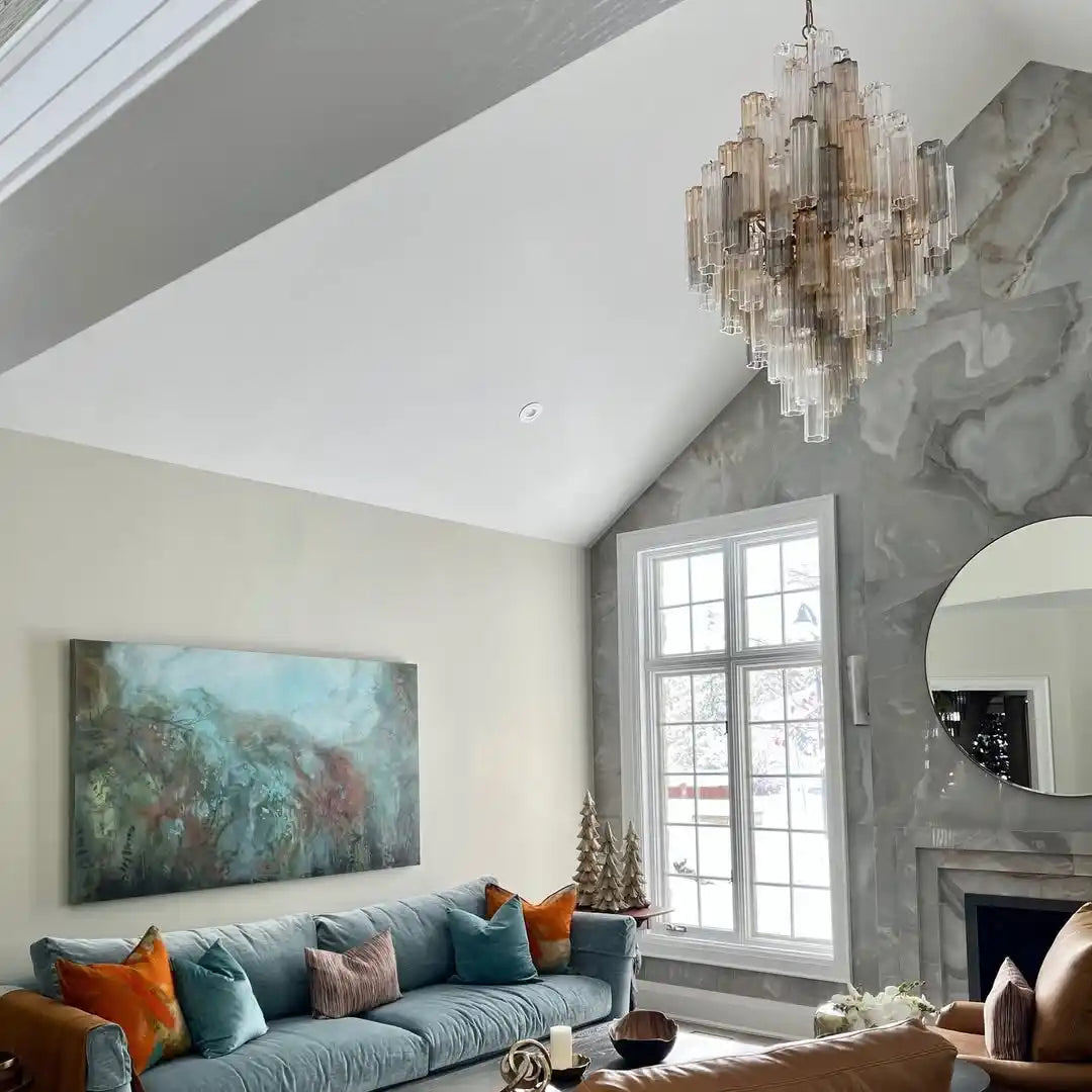 Addas Diamond Chandelier 49''H-Manorlights