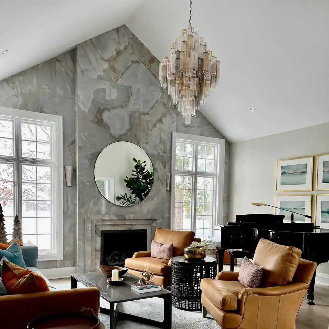 Addas Diamond Chandelier 49''H-Manorlights