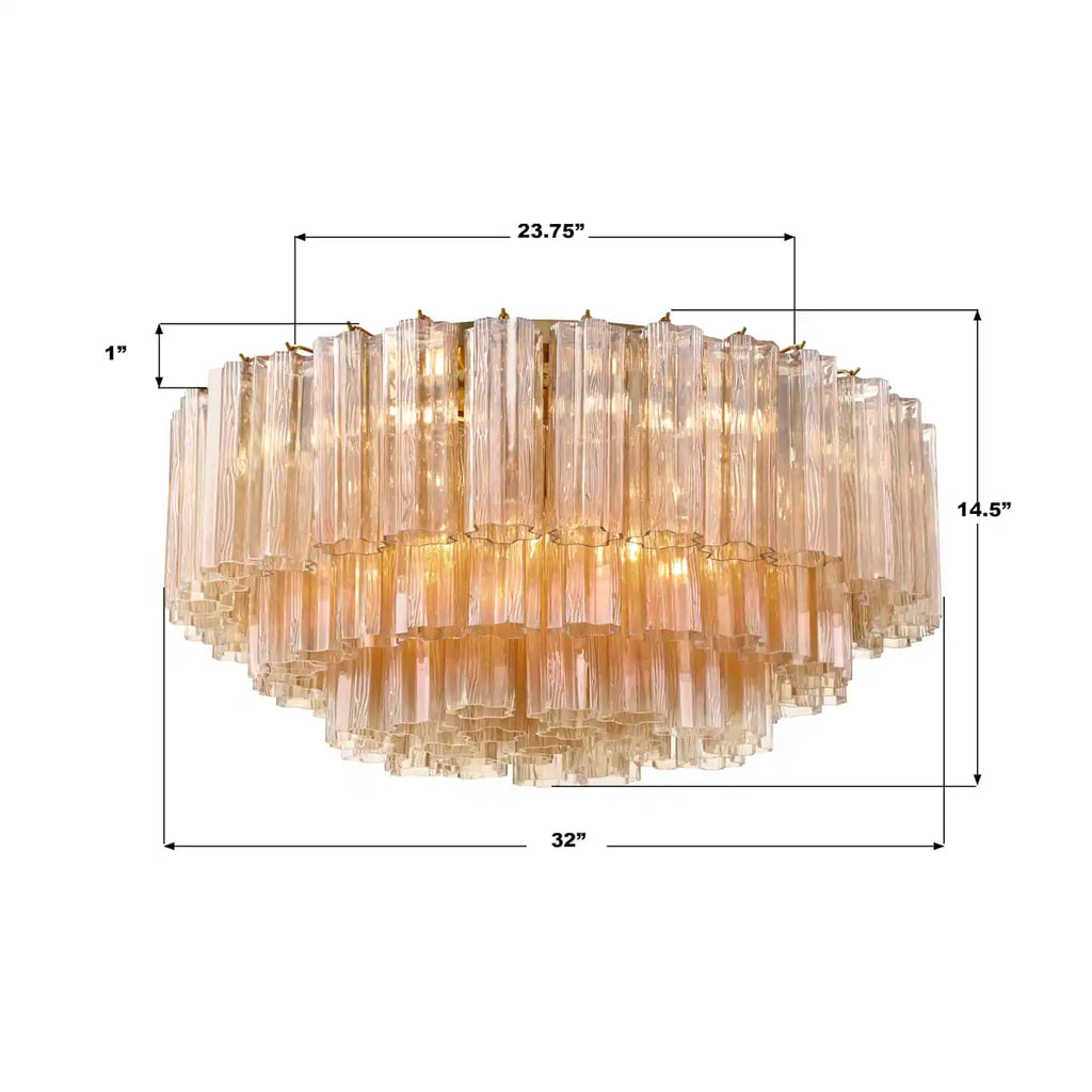 Addas Flushmount 22"/32"-Manorlights