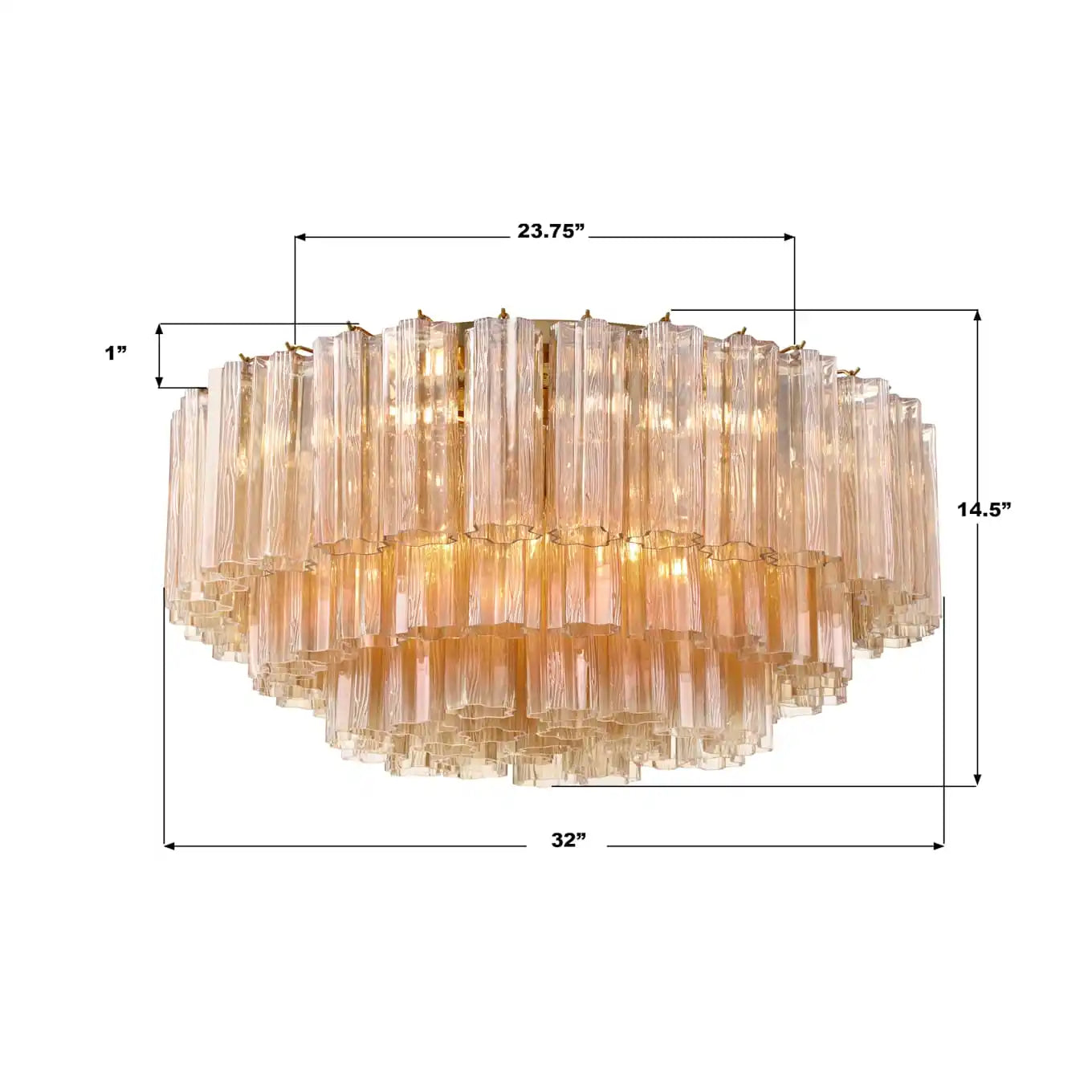 Addas Flushmount 22"/32"-Manorlights