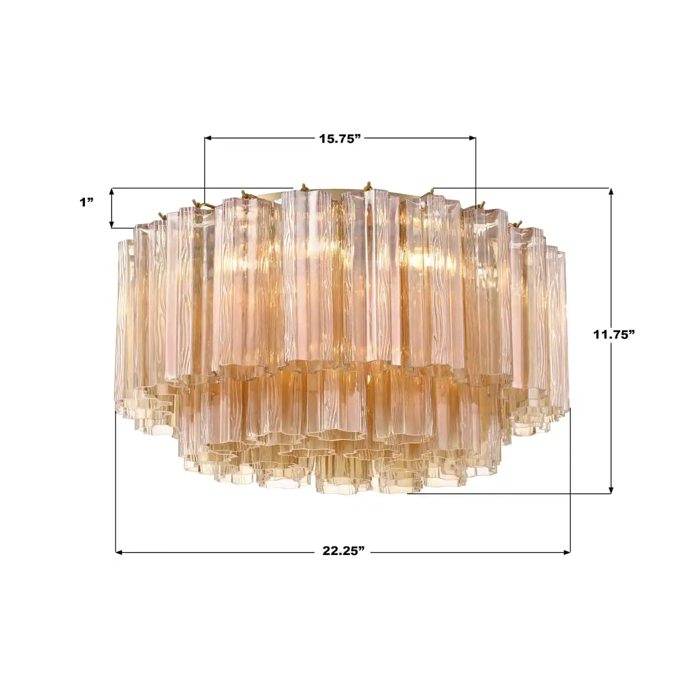 Addas Flushmount 22"/32"-Manorlights