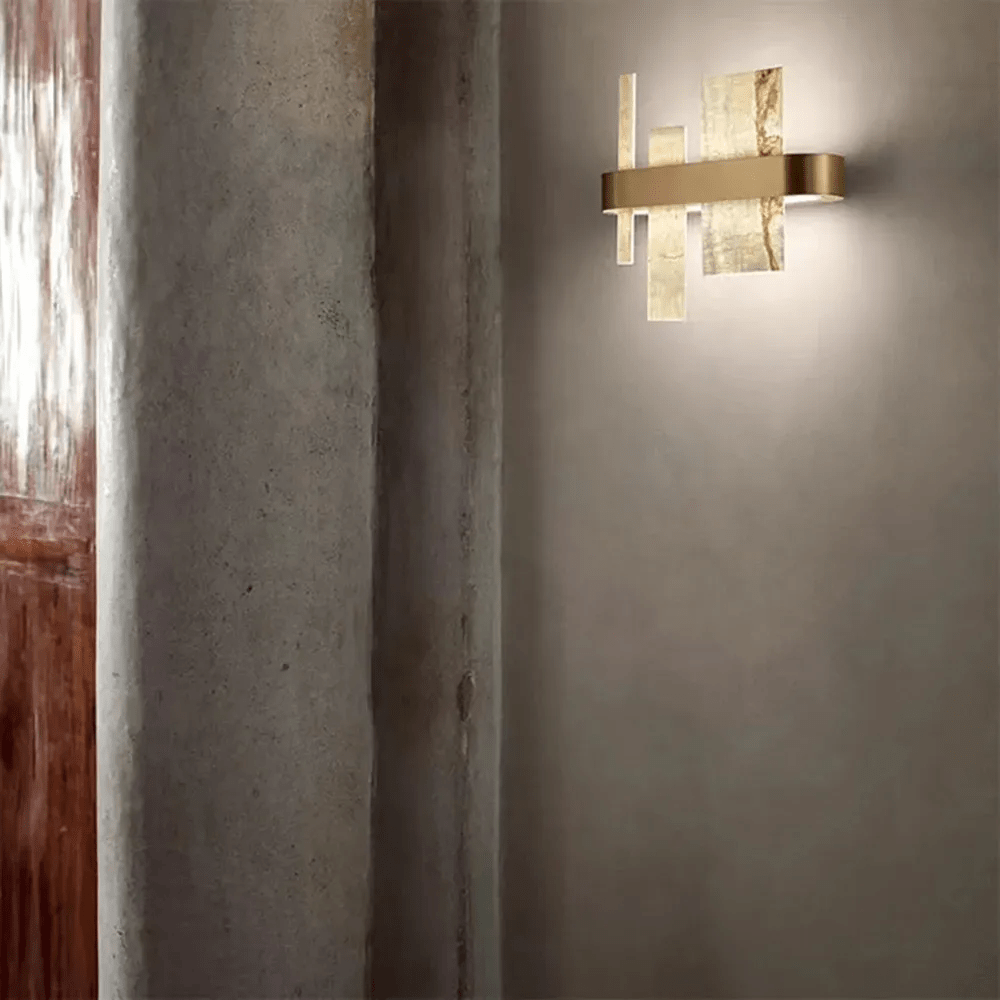 Alabaster Acropolis LED Wall Sconce - 25.6" W-Manorlights