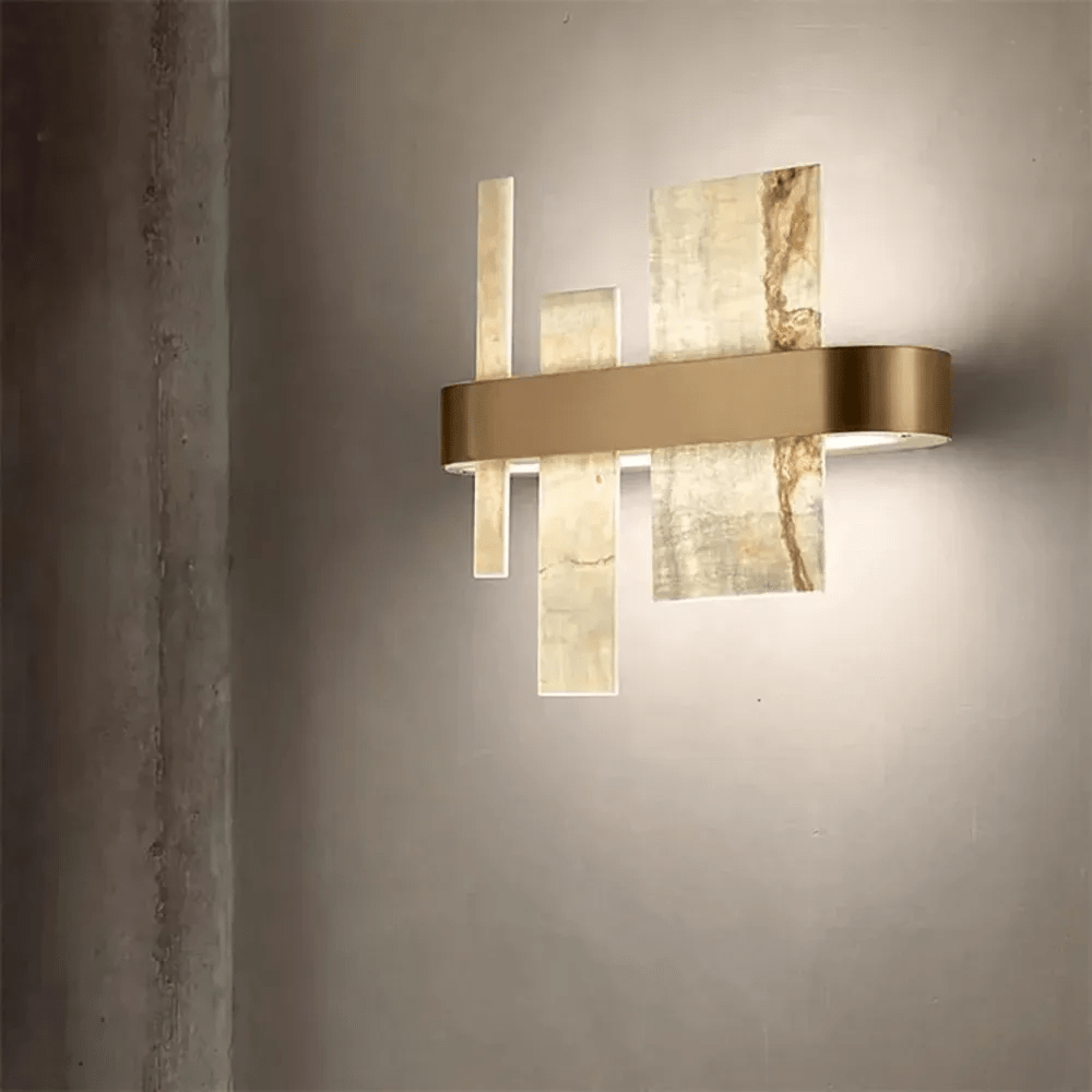Alabaster Acropolis LED Wall Sconce - 25.6" W-Manorlights