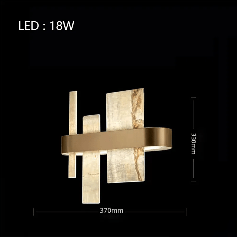 Alabaster Acropolis LED Wall Sconce - 25.6" W-Manorlights