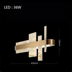 Alabaster Acropolis LED Wall Sconce - 25.6" W-Manorlights