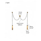 Alabaster Flint 1/2/3/5/7/9/12/15 - Light LED Multi - Drop Pendant - 2 lightsManor Lights