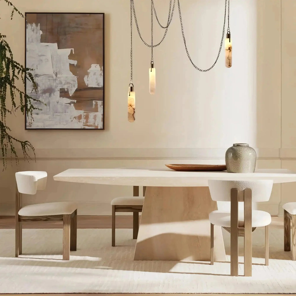 Alabaster Flint 1/2/3/5/7/9/12/15 - Light LED Multi - Drop Pendant - 3 lightsManor Lights