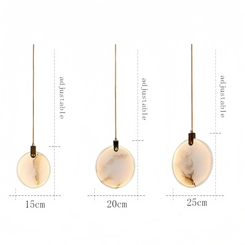 Alabaster Long Staircase Chandelier 5 styles - 8 LightsBlushlighting